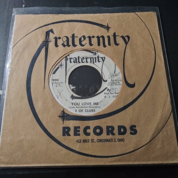 2 Of Clubs – Let Me Walk With You VG Promo 45RPM Fraternity F990 Record 1967 POP - Picture 1 of 3